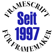 FrameScript für FrameMaker - seit 1997